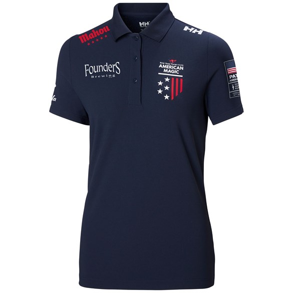 HELLY HANSEN W CREW TECH POLO T-SHIRT