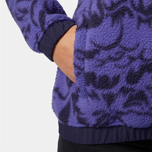 HELLY HANSEN W IMPERIAL PRINTED PILE SNAP MONT