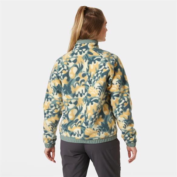 HELLY HANSEN W IMPERIAL PRINTED PILE SNAP MONT