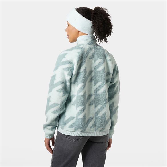 HELLY HANSEN W IMPERIAL PRINTED PILE SNAP MONT