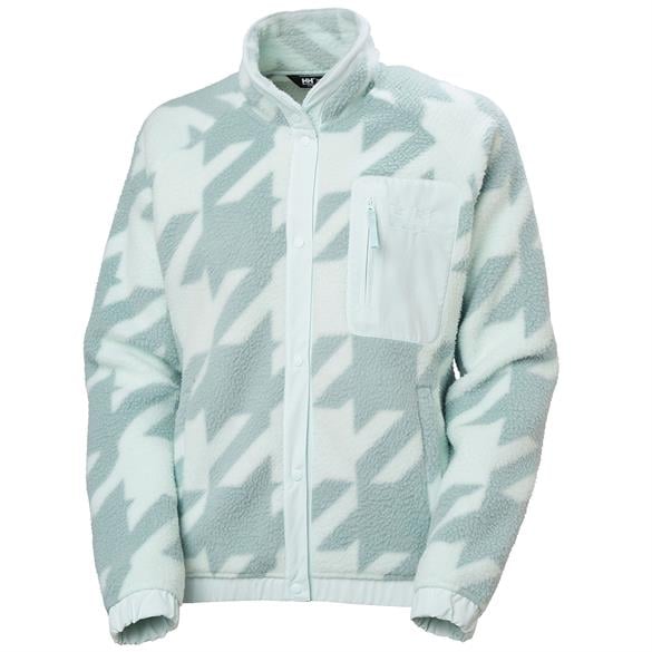 HELLY HANSEN W IMPERIAL PRINTED PILE SNAP MONT
