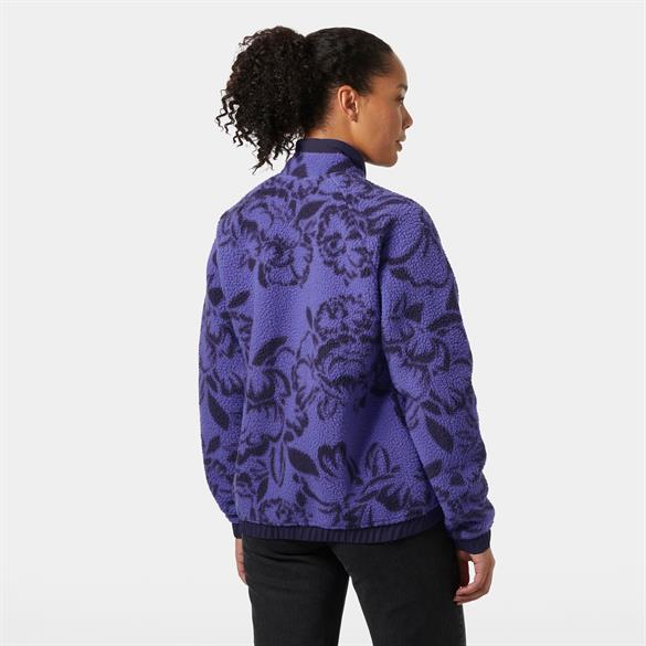 HELLY HANSEN W IMPERIAL PRINTED PILE SNAP MONT