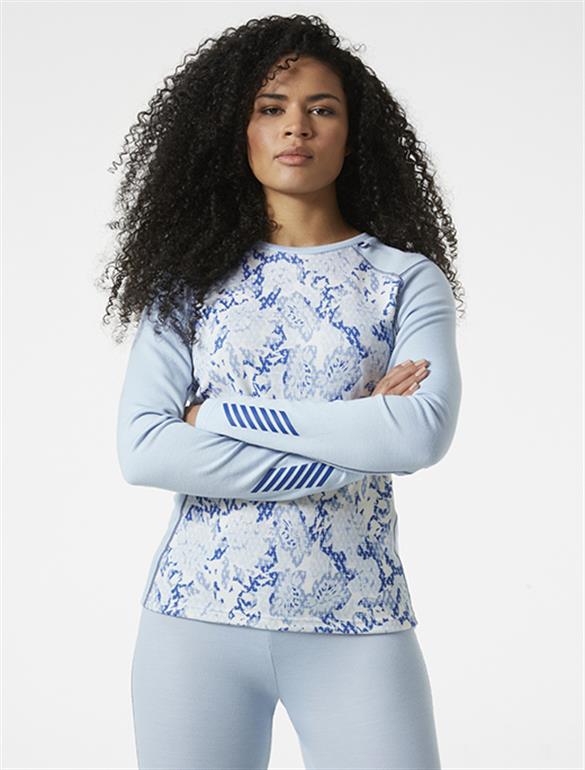 HELLY HANSEN W LIFA MERINO MIDW GRA CREW