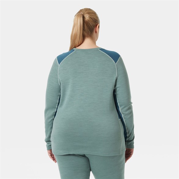 HELLY HANSEN W LIFA MERINO MIDWT CREW PLUS İÇLİK