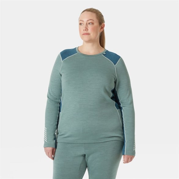 HELLY HANSEN W LIFA MERINO MIDWT CREW PLUS İÇLİK