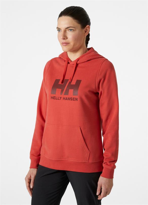HELLY HANSEN  W LOGO HOODIE KAPİŞONLU