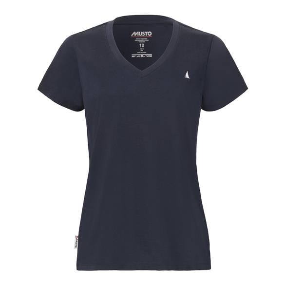 MUSTO W ORIGINAL V NECK SS T-SHIRT