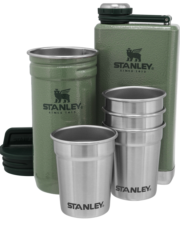 STANLEY The Pre-Party Shot Glass + Flask Set