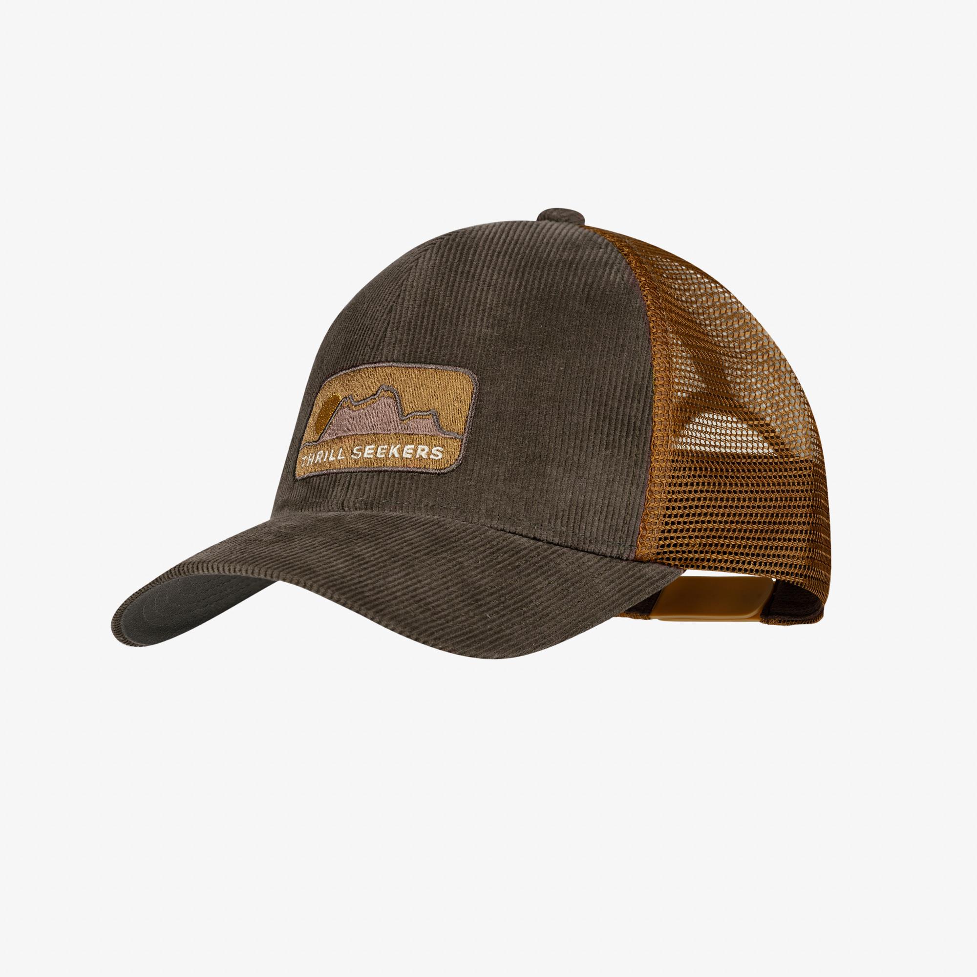 BUFF EXPLORE TRUCKER CAP RHOES BROWN L/XL