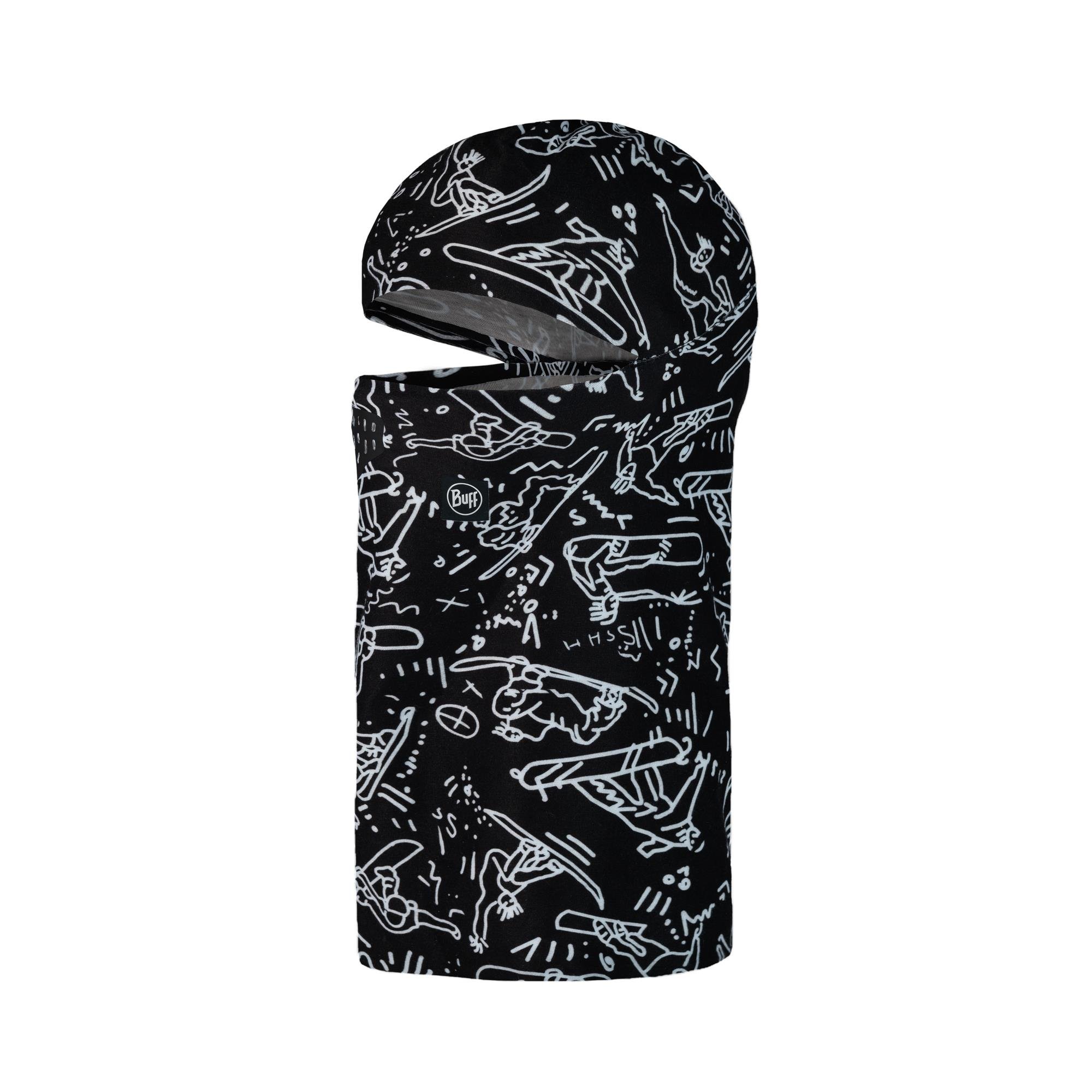 BUFF® THERMONET® HINGED BALACLAVA TI  VAT BLACK MASKE