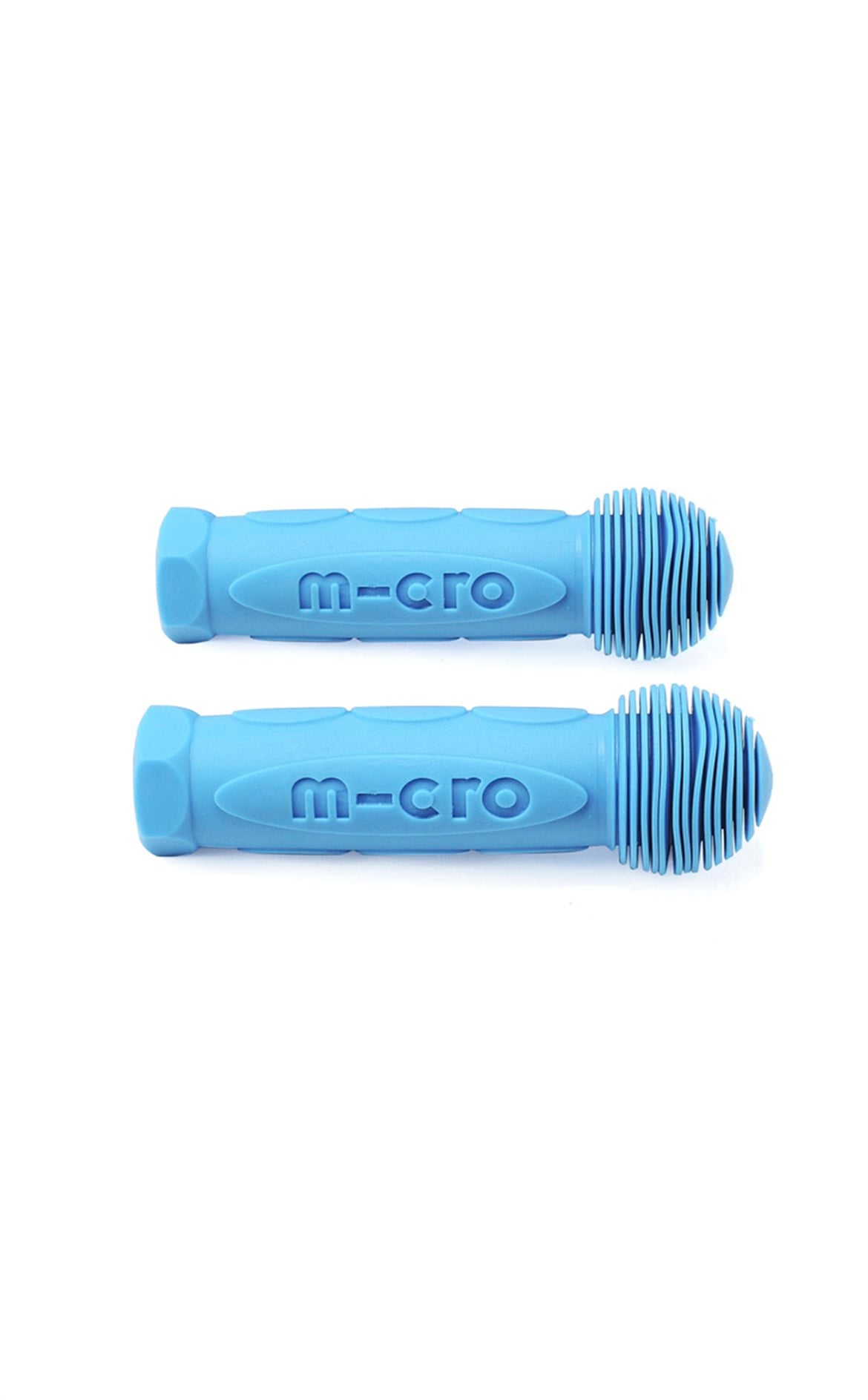 HANDLES, RUBBER, NEON BLUE