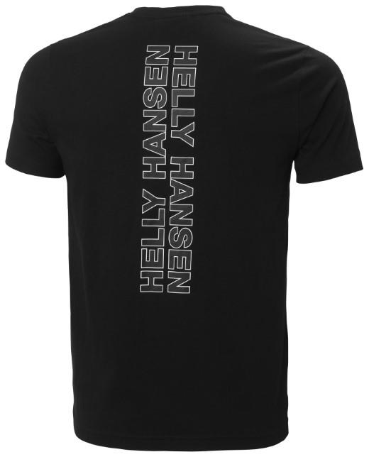 Helly Hansen Herren Core Graphic T-Shirt – Marinelblau, Basic-Shirt Mit Logo
