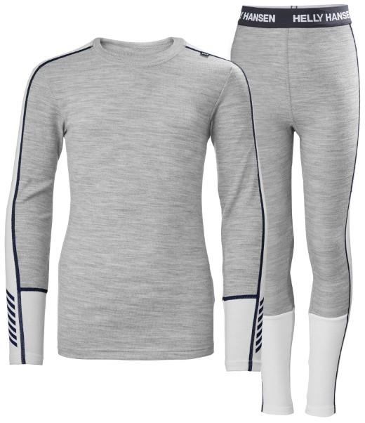HELLY HANSEN JR LIFA MERINO MIDWEIGHT SET