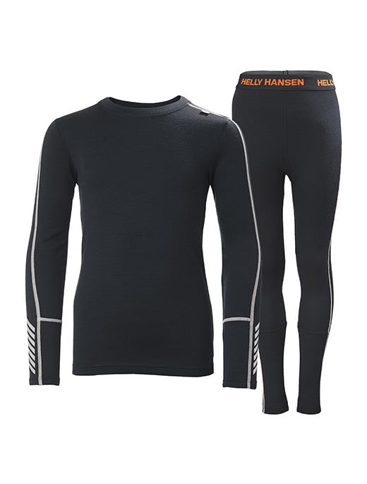 HELLY HANSEN JR LIFA MERINO MIDWEIGHT SET