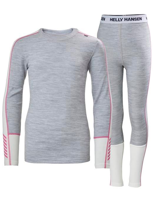 HELLY HANSEN JR LIFA MERINO MIDWEIGHT SET