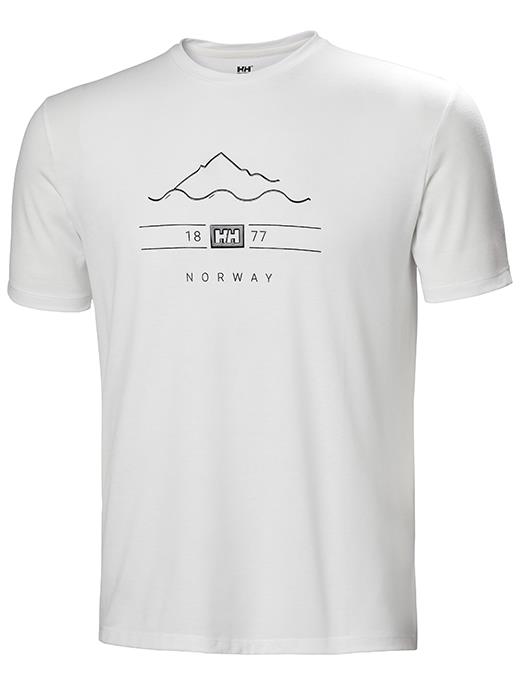 HELLY HANSEN  SKOG RECYCLED GRAPHIC T-SHIRT