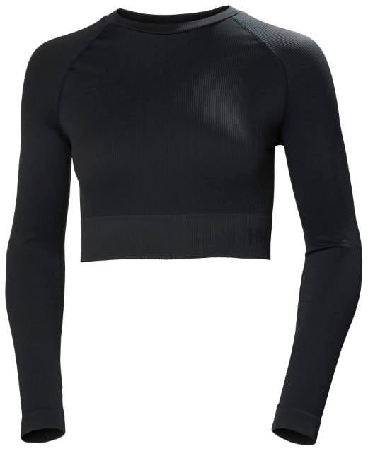 HELLY HANSEN  W ALLURE SEAMLESS CROP LS TOP ÜST