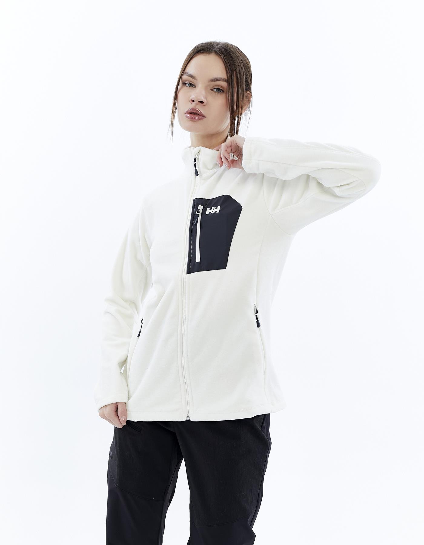 HELLY HANSEN W BLOCK FULLZIP POLAR MONT