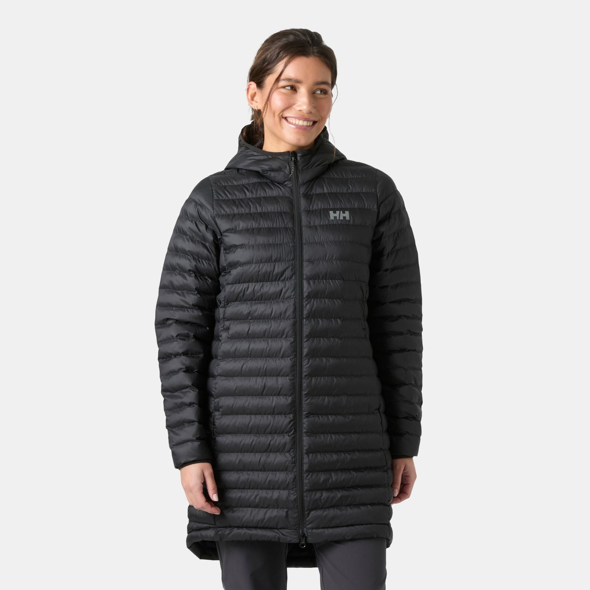 HELLY HANSEN W SIRDAL LONG HOODED INSULATOR MONT