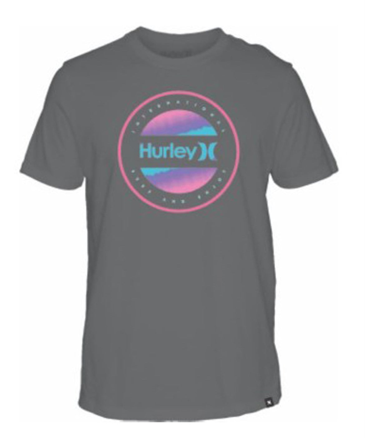 HURLEY M CIRCLE DYE LOGO S/S