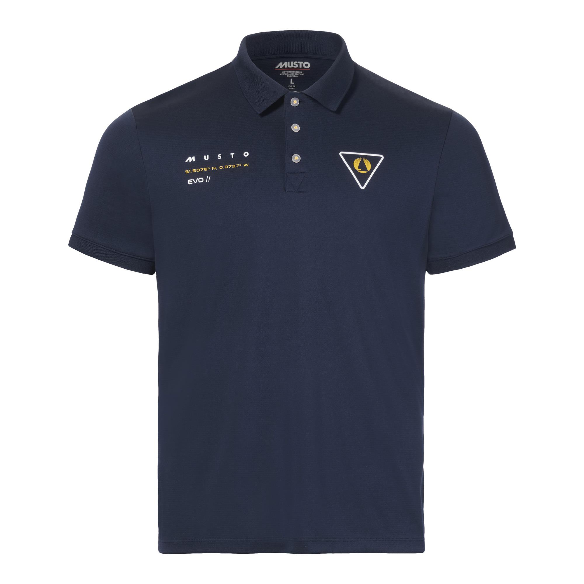MUSTO M EVO SUNBLOCK GRAPHIC SS POLO