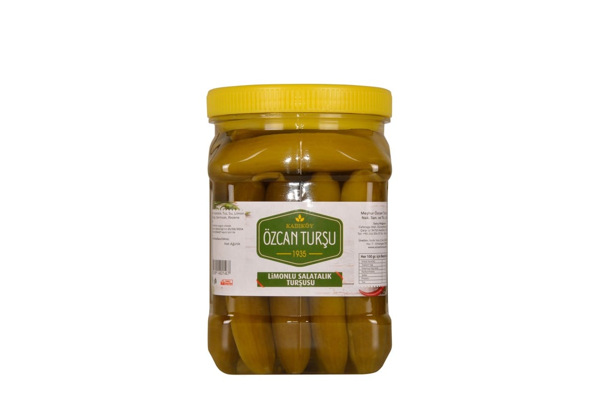 Limonlu Salatalık Turşusu