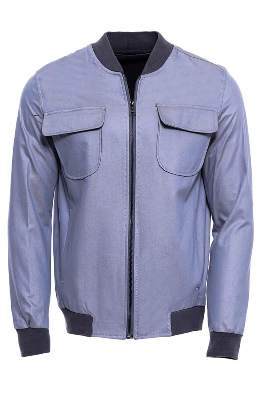 Gri Bomber Ceket