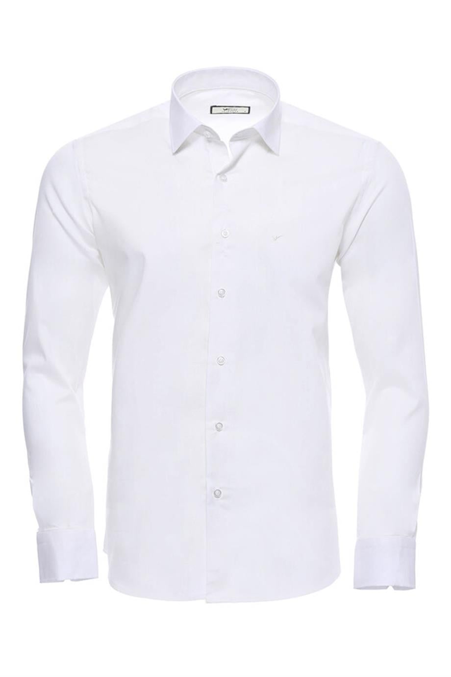 Modelli Slimfit Krem Gömlek