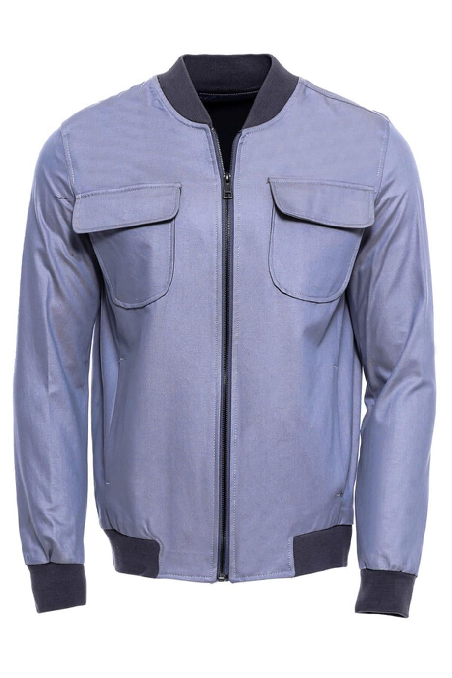 Gri Bomber Ceket