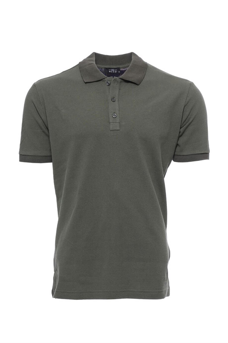 Haki Polo Yaka T-Shirt