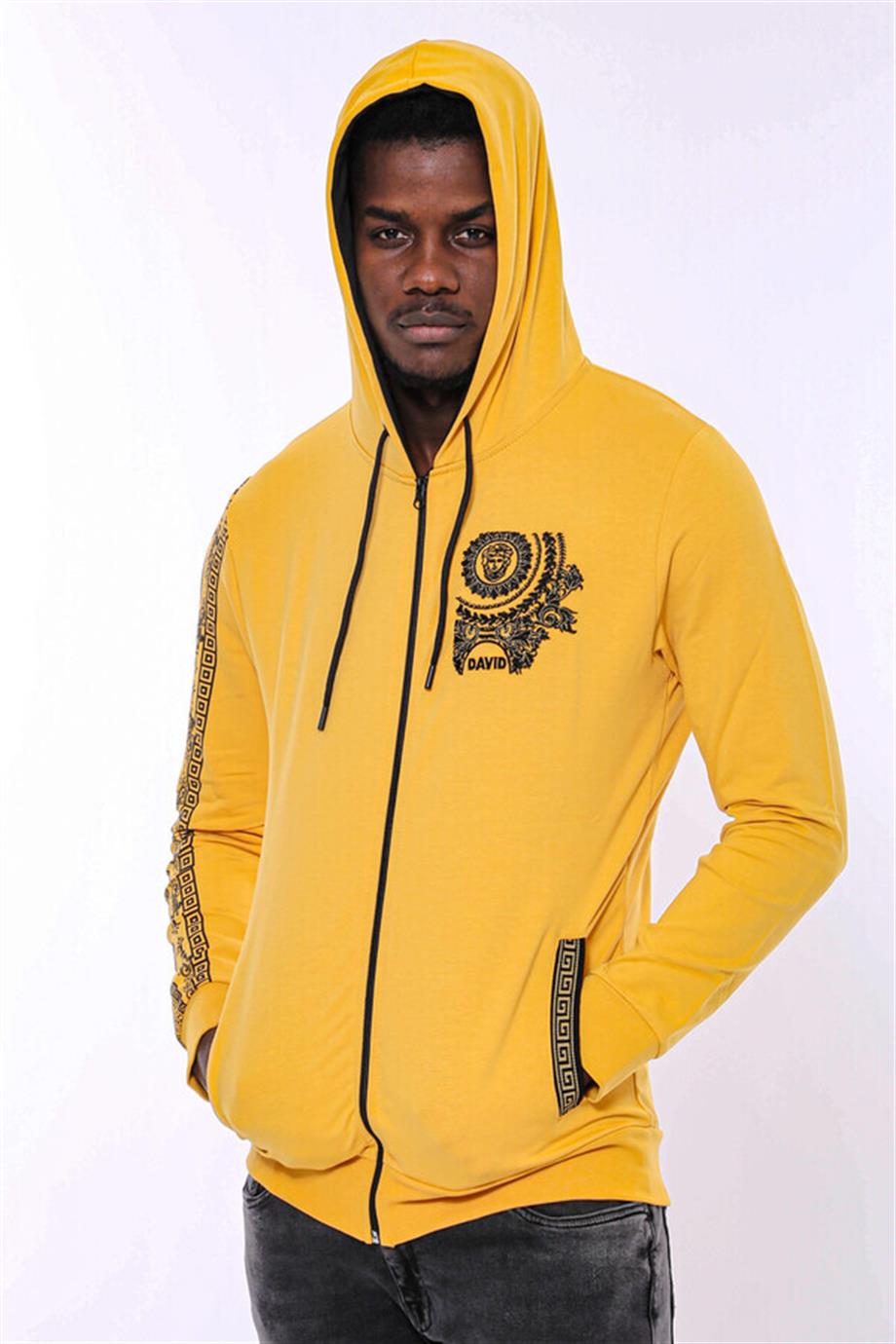 Hardal Kapşonlu Sweatshirt