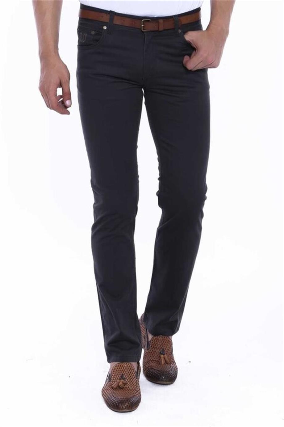 RENKLİ KOT PANTOLON HAKI