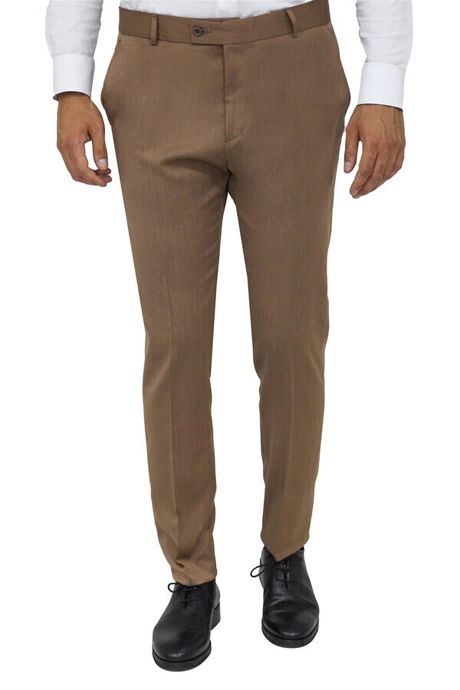 Taba Slim Fit Pantolon