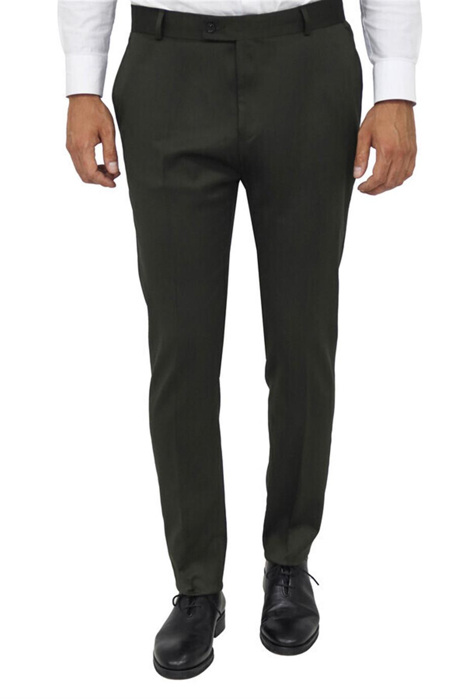 Yeşil Slim Fit Pantolon