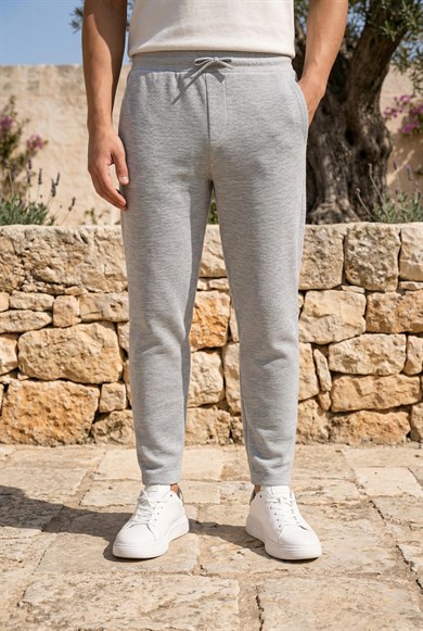 Herbert Nova Pike Kumaş Regular Fit Jogger Erkek Pantolon - Gri