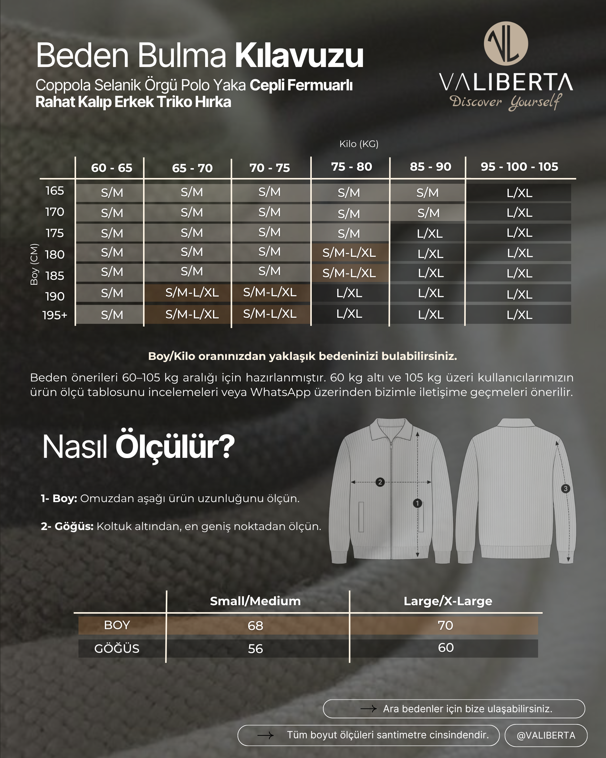 Coppola Selanik Örgü Polo Yaka Cepli Fermuarlı Rahat Kalıp Erkek Triko Hırka - Kahve · 8