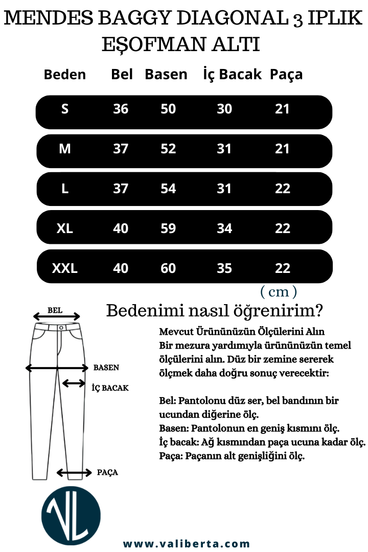 Mendes Baggy Kalıp Diagonal 3 İplik Kumaş Erkek Eşofman Altı Pantolon - Kahve · 8