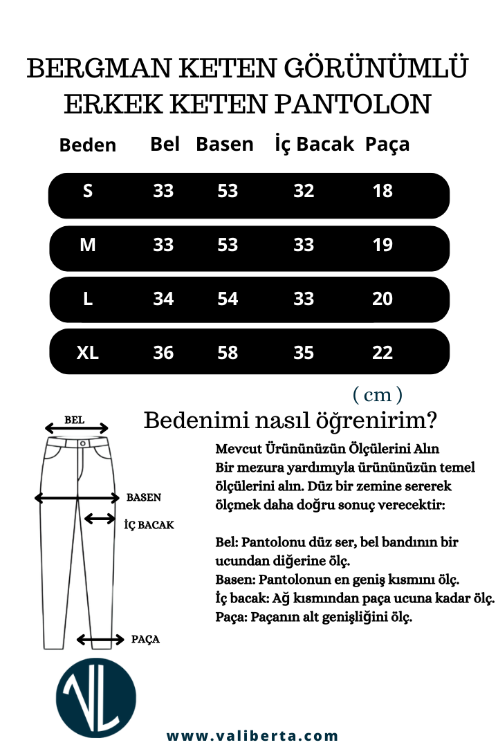 Bergman Keten Görünümlü Pamuklu Flamlı Rahat Kalıp Pileli Erkek Pantolon - Kum Beji · 8