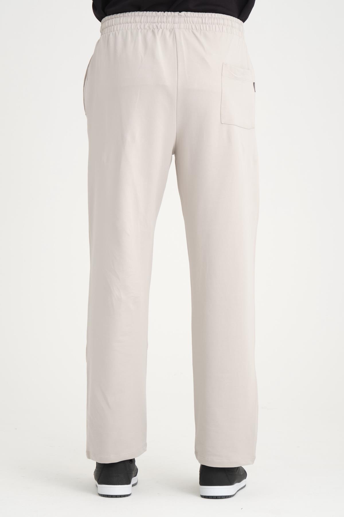İki İplik Baggy Kalıp Eşofman Altı/Pantolon - Mineral Gri · 7