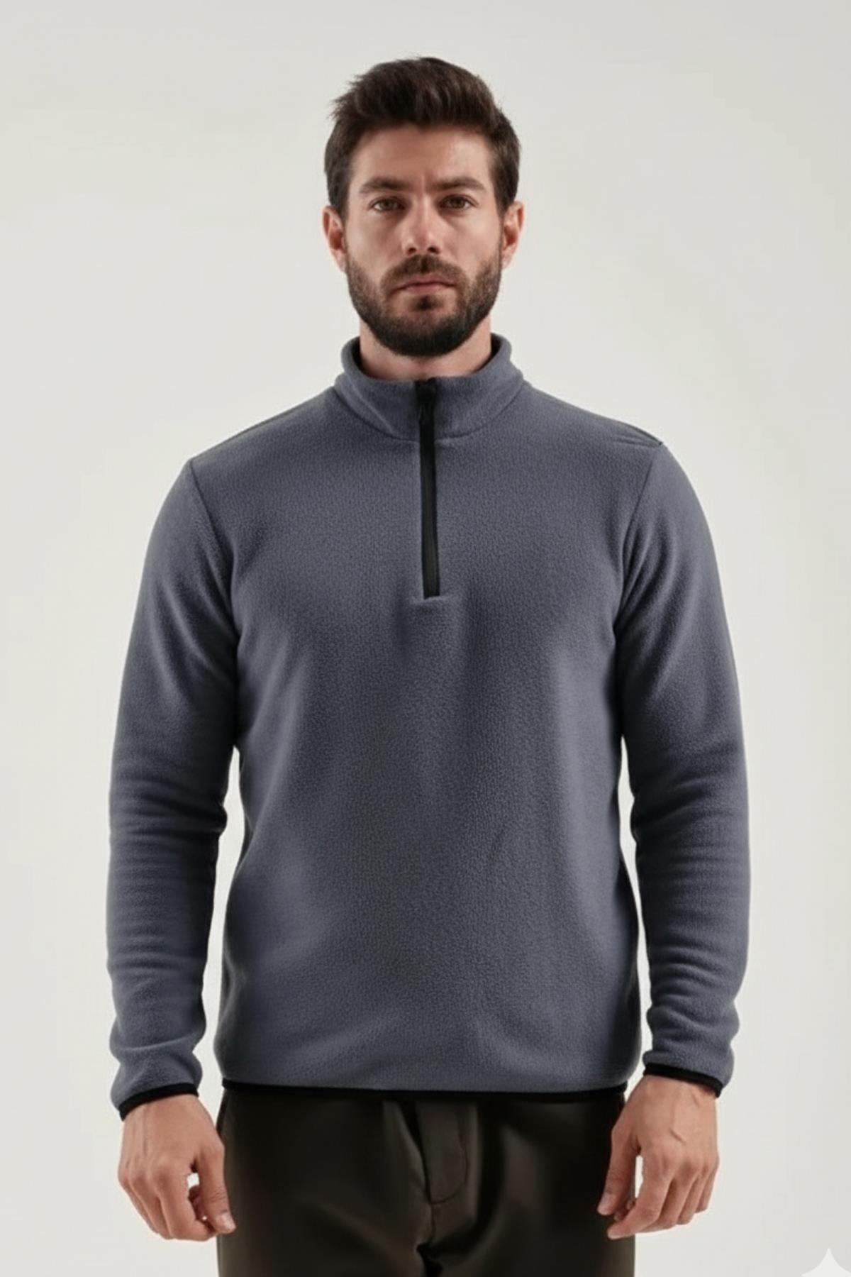 Exuma Erkek Yarım Fermuarlı Polar 2212001