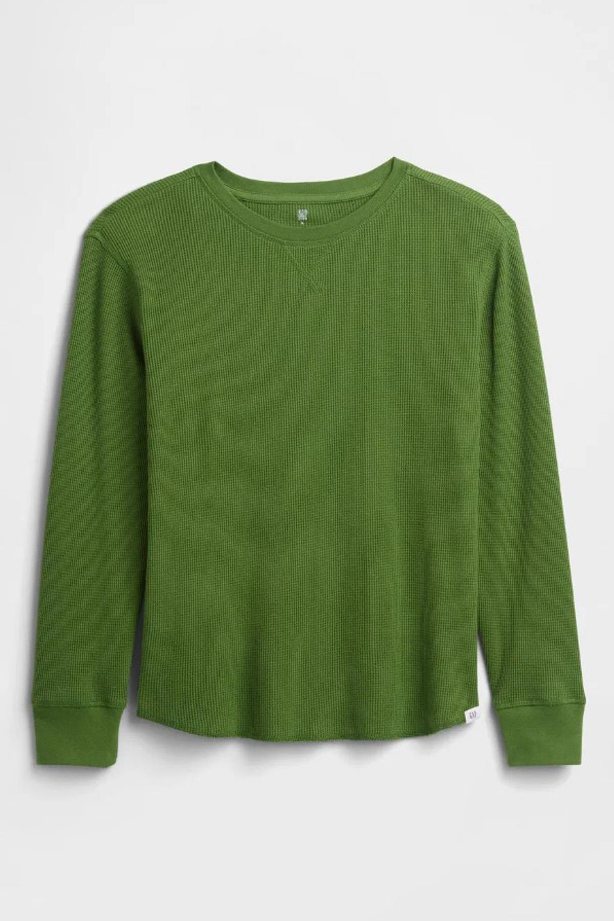 Gap V-Ls Thermal Çocuk Tişört 796857004