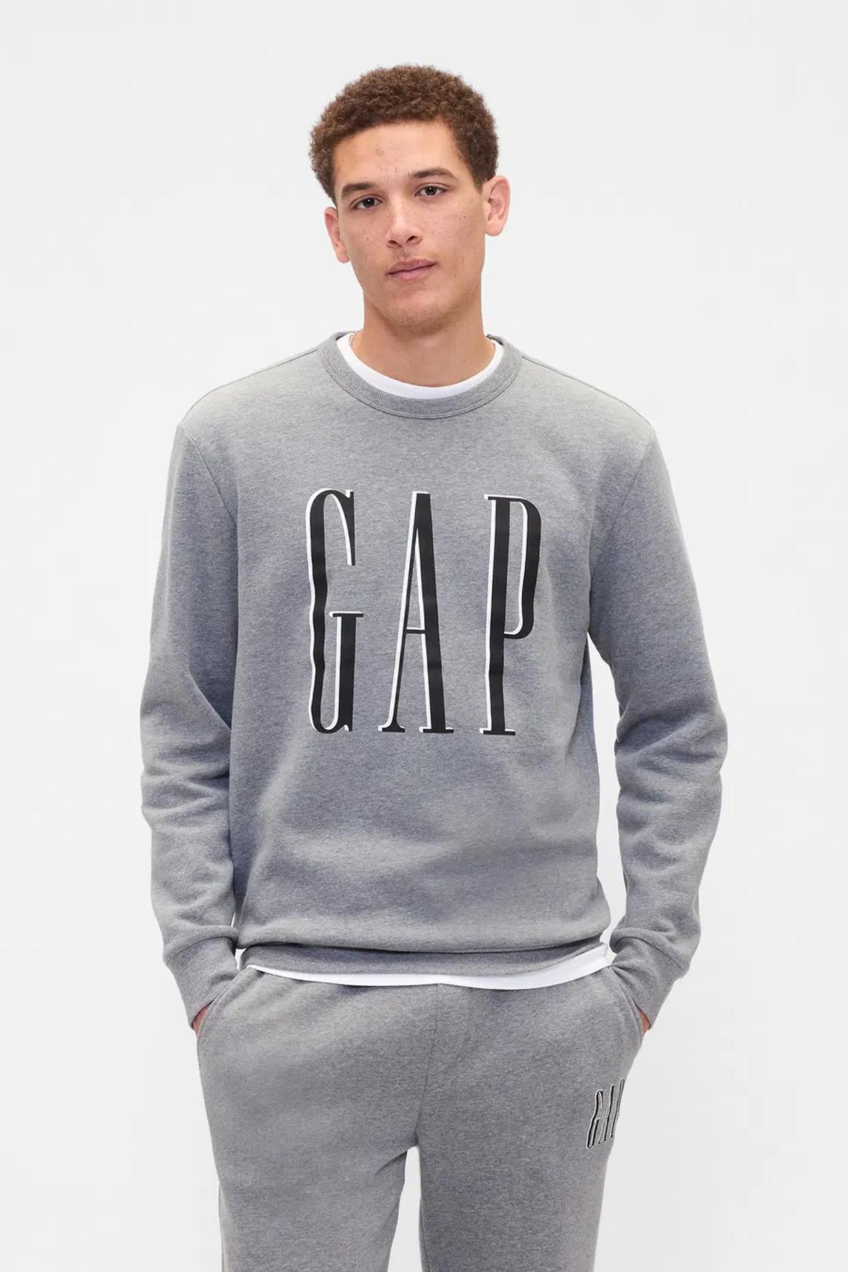 Gap V-Lw Db Fleece Erkek Sweatshirt 645634014