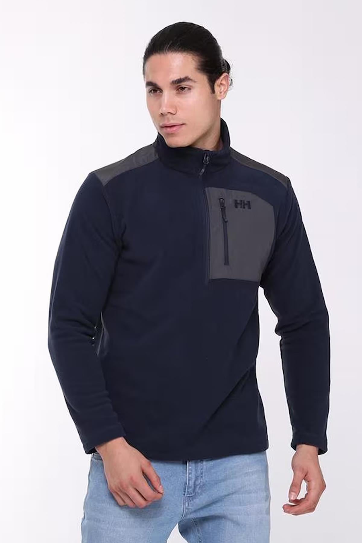 Helly Hansen Erkek Block Polar Sweatshirt