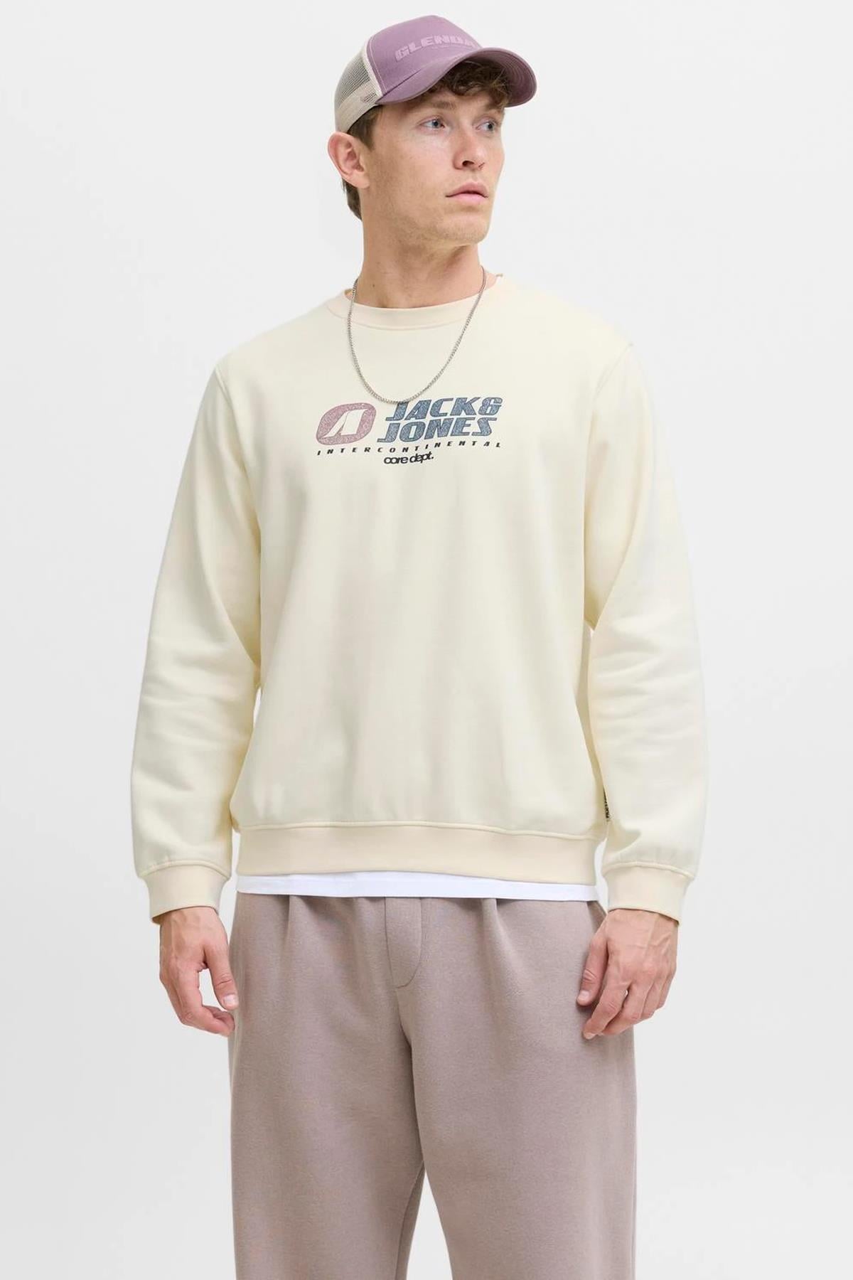 Jack & Jones Jcotier Print Erkek Sweatshirt