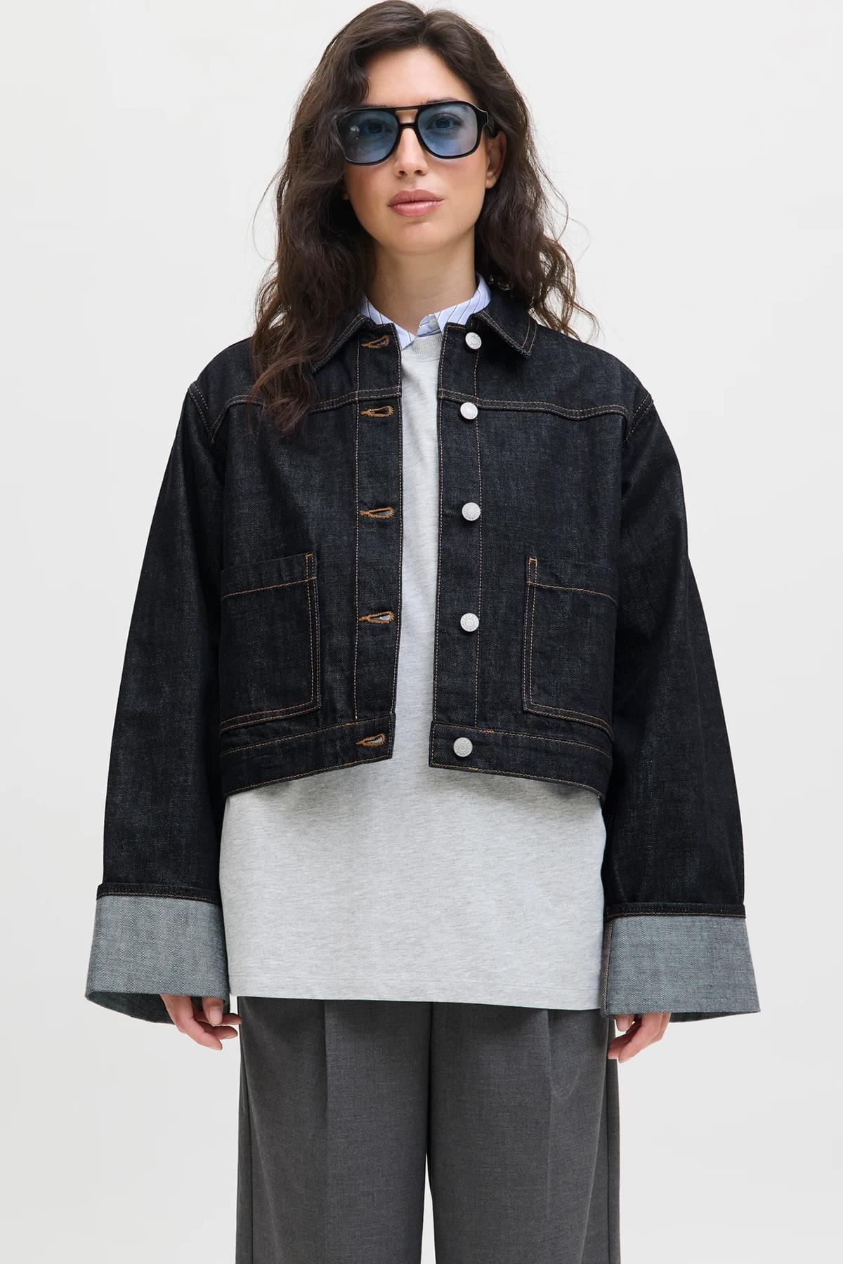Jack & Jones Jxvega Denim Kadın Kot Ceket