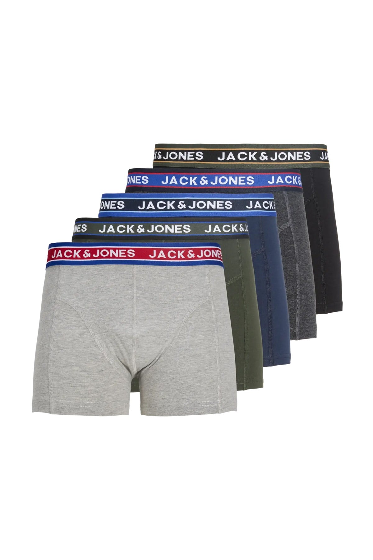 Jack & JonesJacoliver Erkek 5'li Pack Boxer 12165348