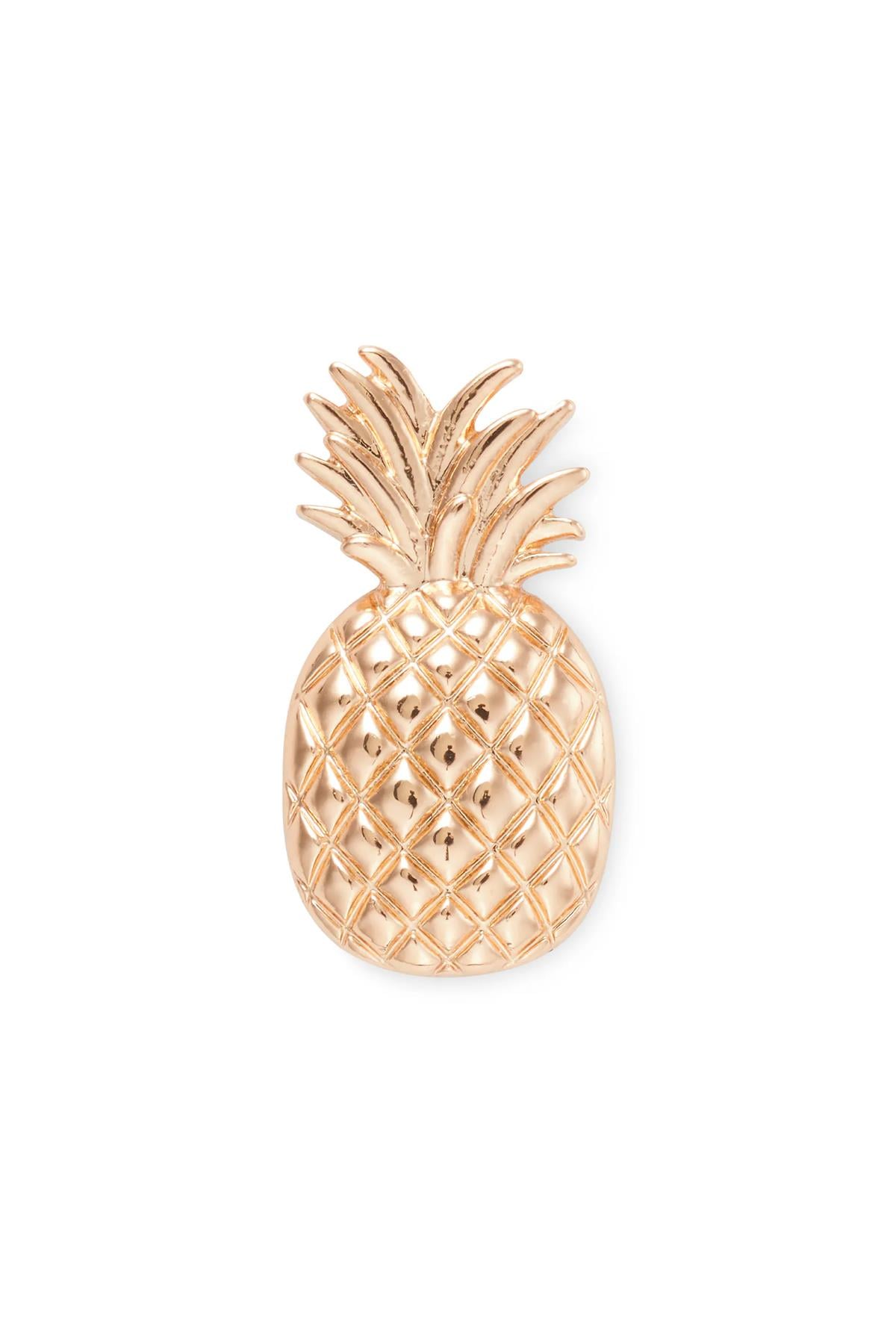 Jibbitz Gold Pineapple Unisex Charm 10011124-1