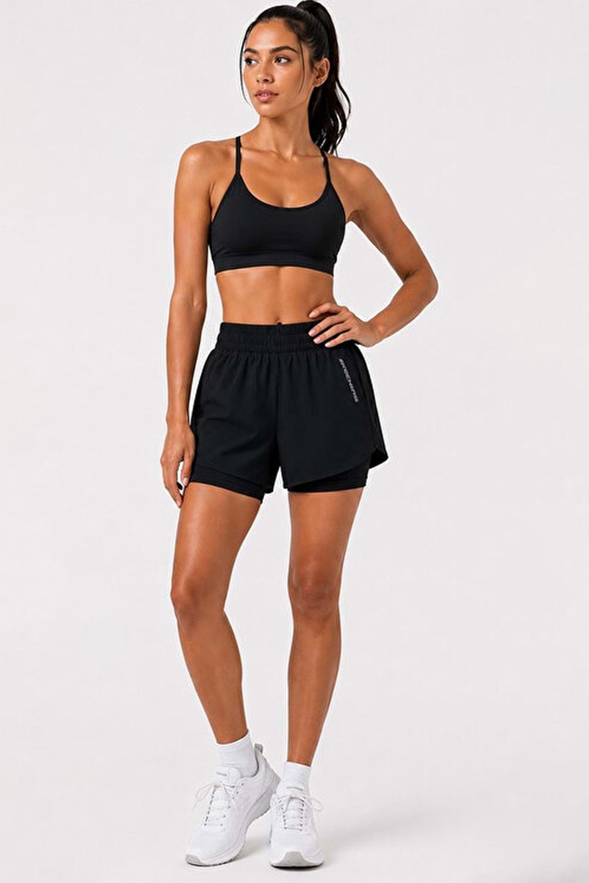 Skechers W Performance Coll. 4 Inch 2 In 1 Short Short