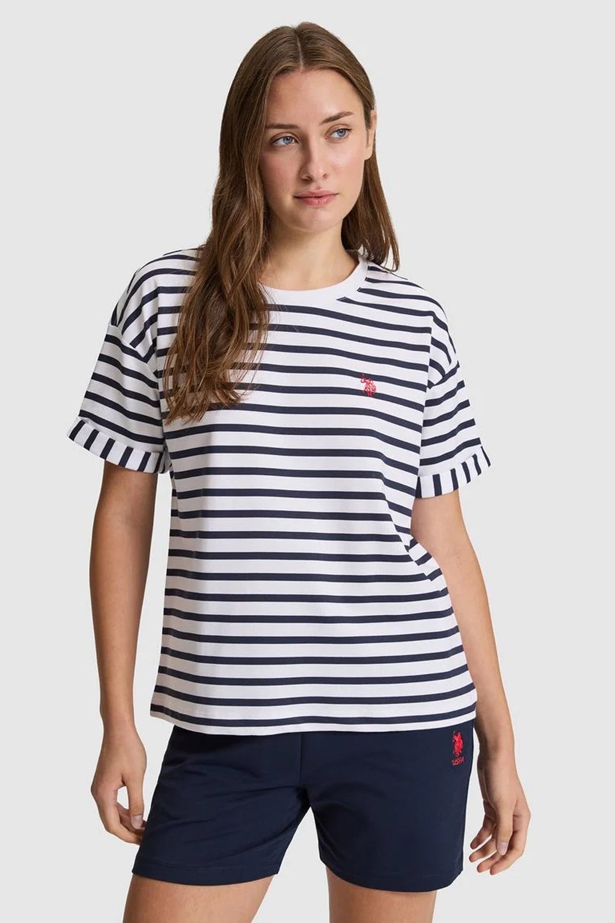 U.S. Polo Assn. Kadın Tişört 50322084-VR013