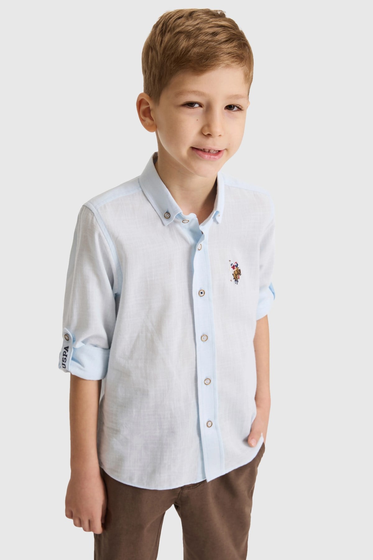 U.S. Polo Assn. Çocuk Gömlek 50320263-VR003